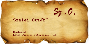Szelei Ottó névjegykártya